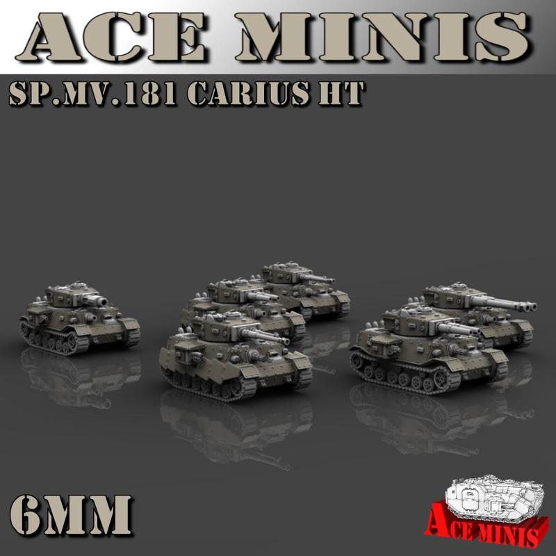 6mm SP.MV.181 Carius Heavy Tank