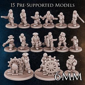 6mm - Pirate Crew - Napoleonics