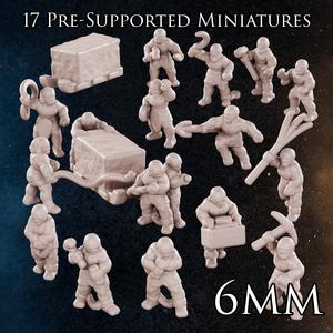 6mm - Egyptian Slaves - Ancients