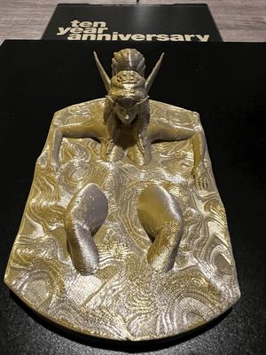 Pregnant Bathing Elf Woman
