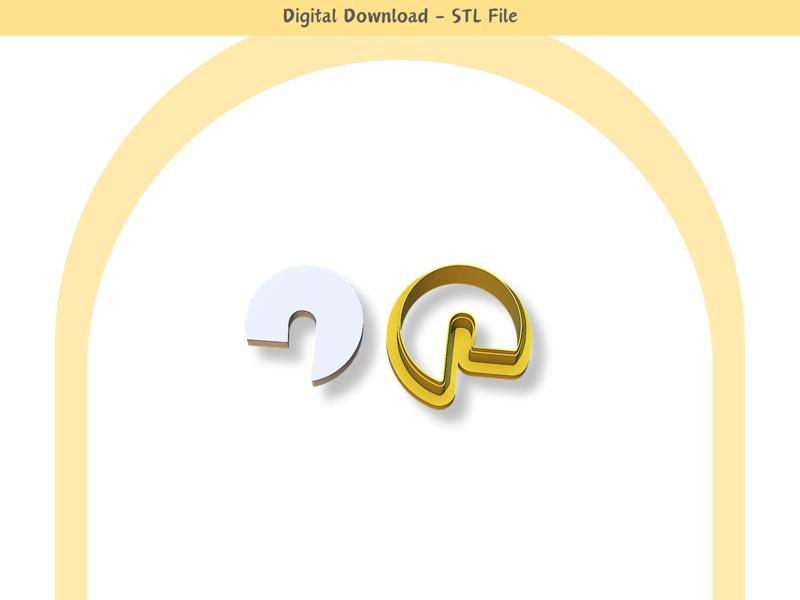 Minimalist Clay Cutter for Polymer Clay | Minimalist 03 Digital STL File | Clay Tools | 5 Sizes Clay