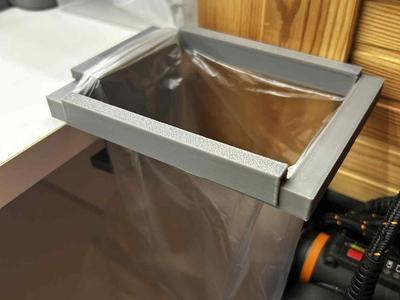 Bag trash can.