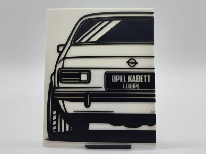 2D Wall Art Opel Kadett C Coupe