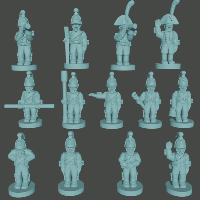 6-15mm Baden Artillery Crew (1802-1808)
