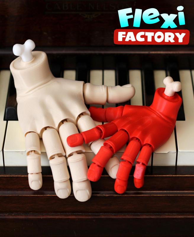 Flexi Factory Hand with Bone! 