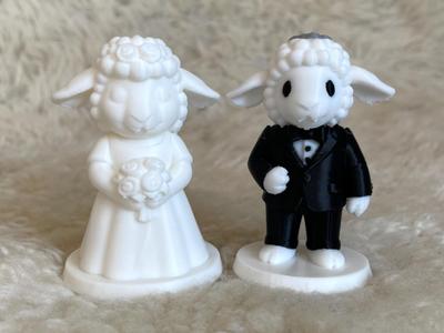 Wedding Couple - Cute Sheep