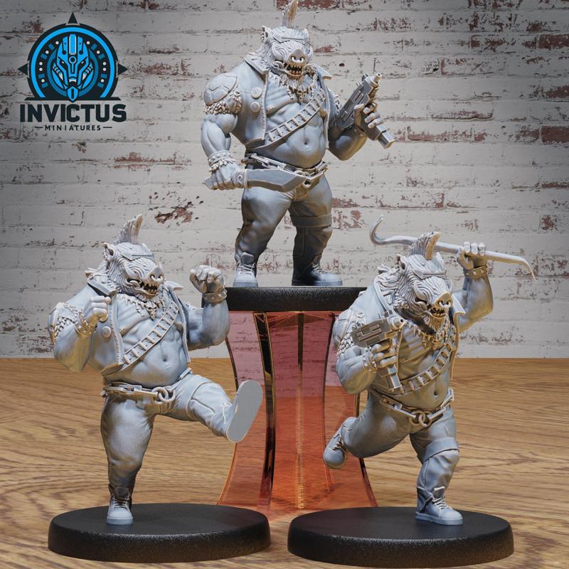 Boar Bandit Set / Space Thief / Star Battle Pirate / Alien Race Raider / Galactic Warrior Creature / Cosmic Wars Fighter / Steampunk Invasion Army / Cyberpunk Trooper Light Attack / Sci-Fi Encounter