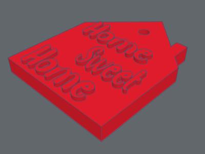 PLA Keychain