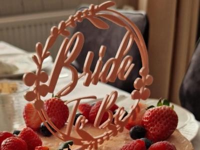 Bride to Be - Caketopper (medium sized)