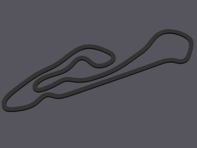 NCM Motorsports Park Bike Loop Track Map