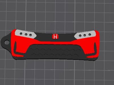 Honda Civic FL5 Keychain