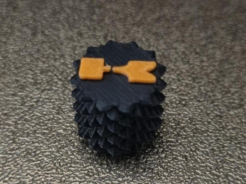 Tire valve cap OLD KAWASAKI logo