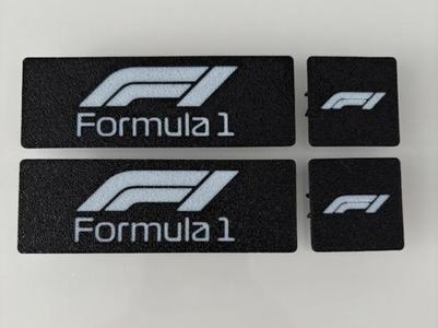 Clamp plates for Simrig Formula Logo Alu 4040 Rig