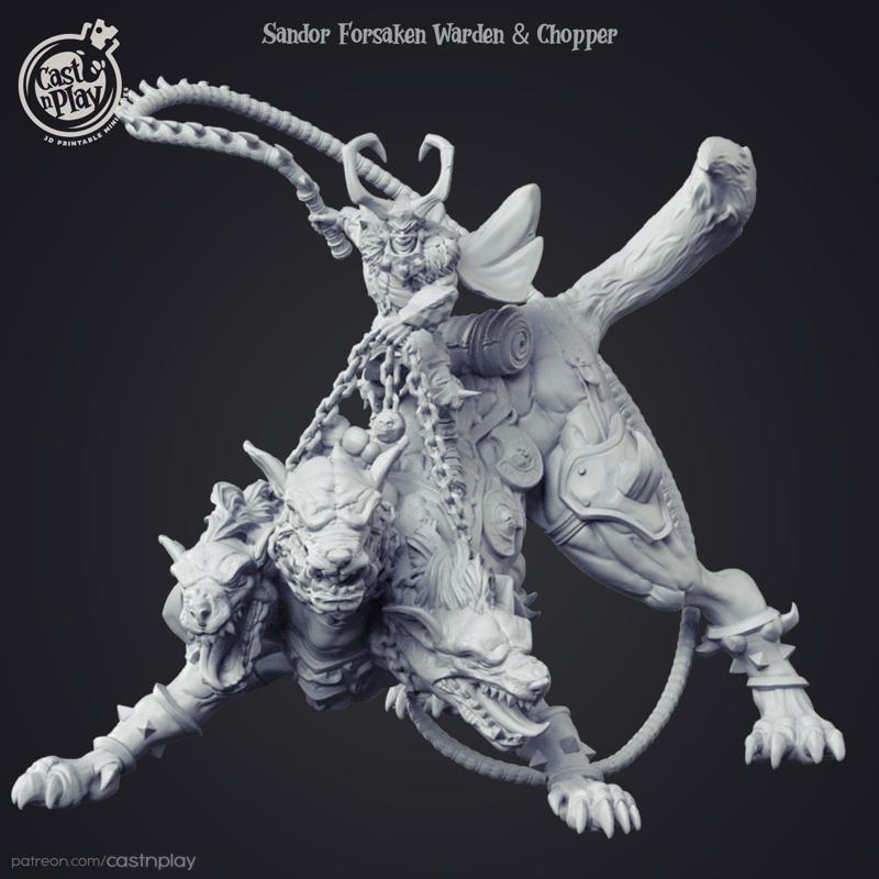 Sandor Forsaken Warden & Chopper (Pre-Supported) (Loyalty Rewards)