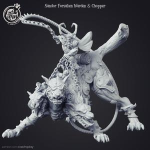 Sandor Forsaken Warden & Chopper (Pre-Supported) (Loyalty Rewards)