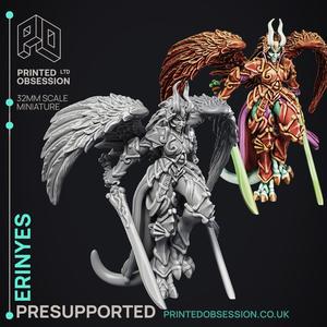 Erinyes - Hell Angel - PRESUPPORTED - Hell Hath No Fury - 32mm Scale