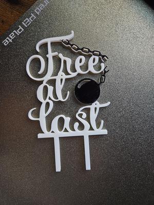 Funny Cake topper for breakup