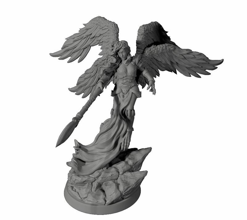 Harpy Queen - Professionally pre-supported!