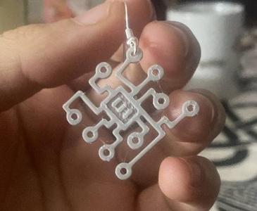 Earrings of electronic Circuits