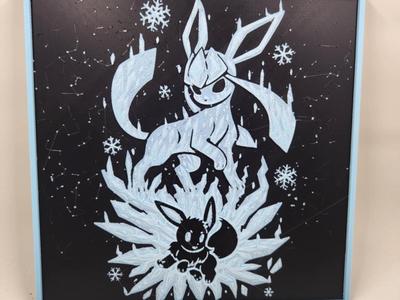 Eevee Evolution Glaceon Hueforge