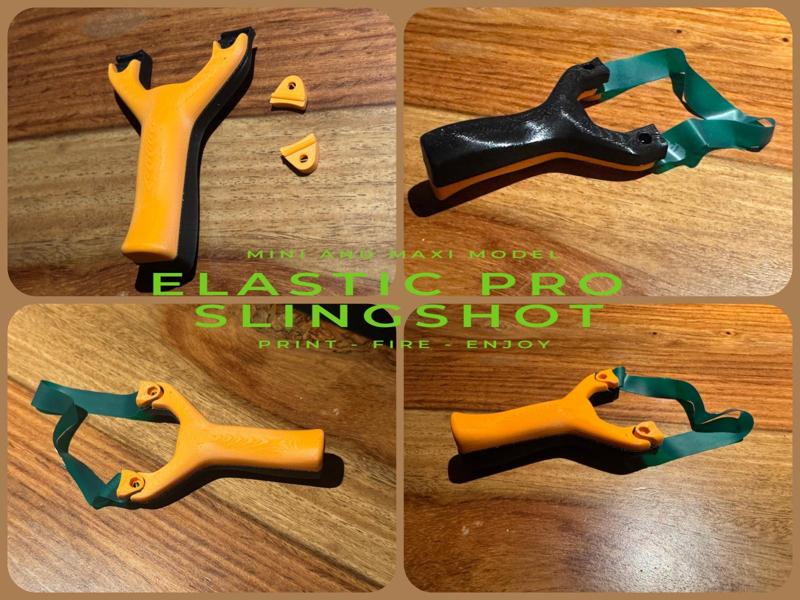Elastic Slingshot Pro 3D Printable Precision Power