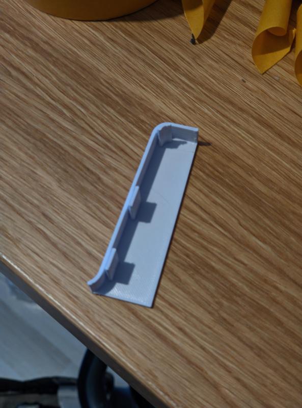 Skirting board end cap (VOX Vilo Esquero ESQ 601 66 mm)