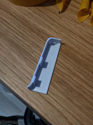 Skirting board end cap (VOX Vilo Esquero ESQ 601 66 mm)