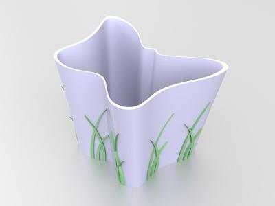 Butterfly-shaped Vase / Planter / Container
