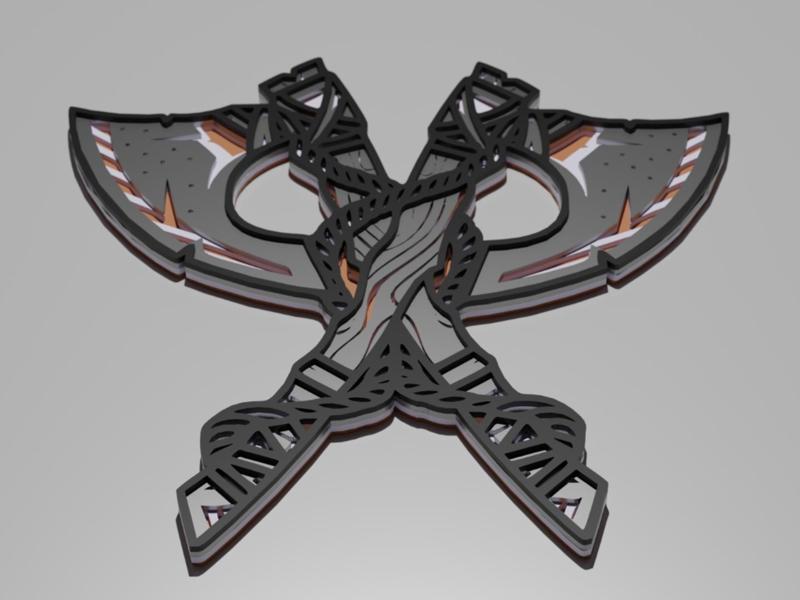 Customizable Crossed Axes