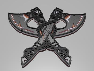 Customizable Crossed Axes
