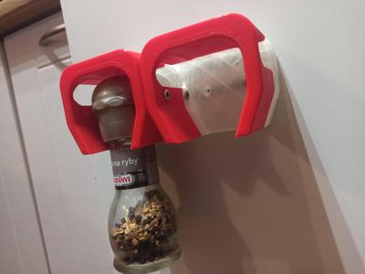 Modular spice holder for Kotanyi mill - Držák na kořenky pro mlýnek od Kotanyi