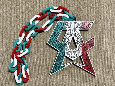 Canelo Alvarez oversized logo chain / sign