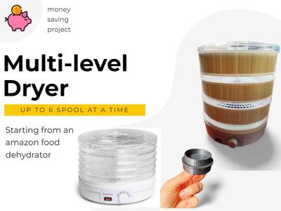 Multi-Filament Dryer for 3D Printing Spool