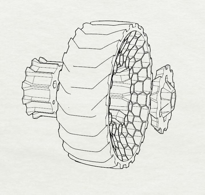 OpenRC 1:10 RC Truggy Rims AirLess