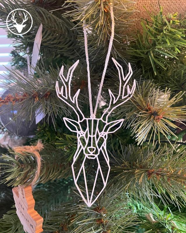 Stag Christmas tree decoration
