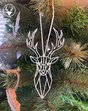 Stag Christmas tree decoration