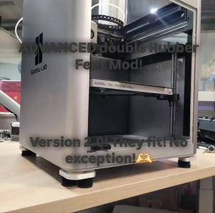 P1S/P1P and X1C ADVANCED ! Double Rubber feet Mod