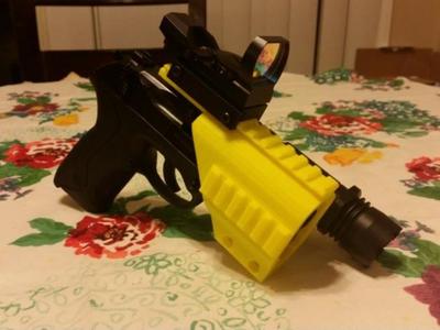 Airsoft Pistol Tri-Rail Mount