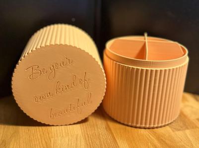 Make up brush container