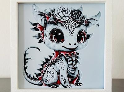 Erna the little Hueforge Dragon - frameless