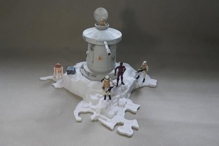 Not Star Wars - Hoth Turret Defense Playset (Base only - no turret included)