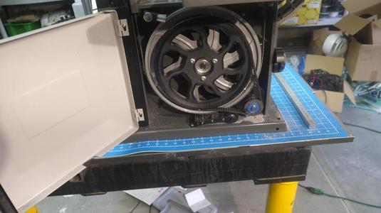 Band Saw Conversion: wood into metal cutting