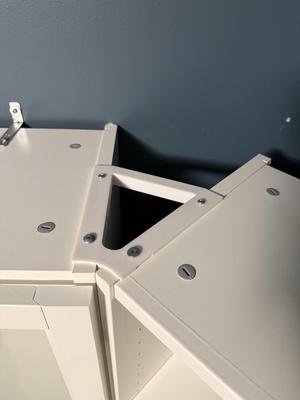 IKEA Billy Bookcase 45 degree corner bracket