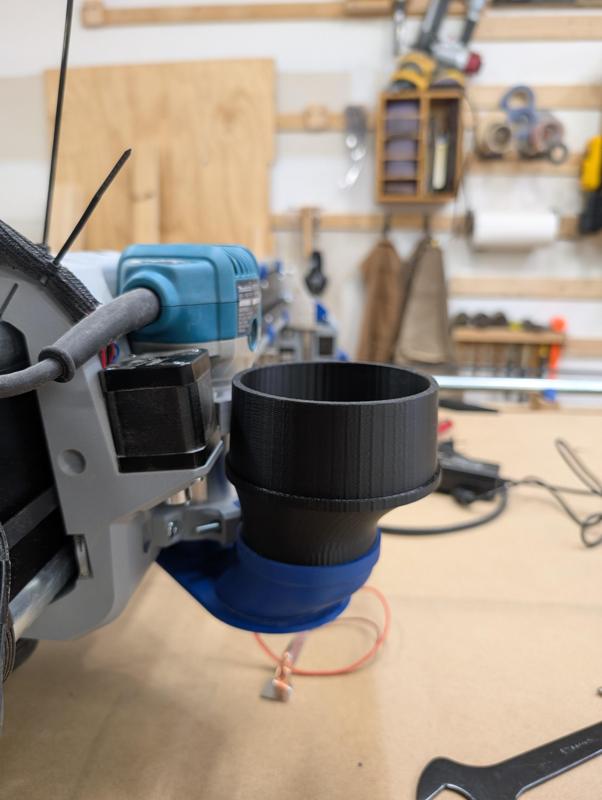 LowRider V4 CNC 4 Inch Hose Adapter