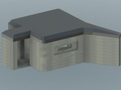 Bunker ww2 wargaming tabletop terrain diarama V2