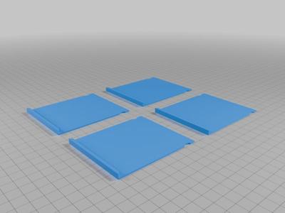 Smooth Bottom Lid - 4 pack