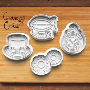 Steampunk Cookie Cutter set 0871