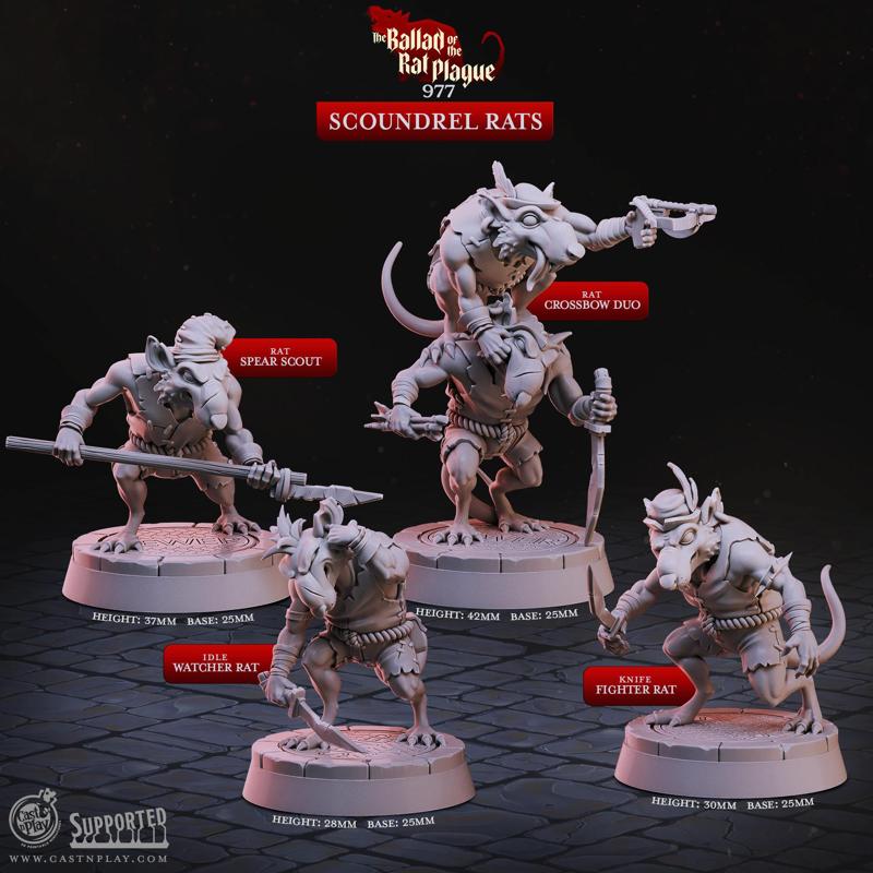 Scoundrel Rats (Pre-Supported) | Cast n Play