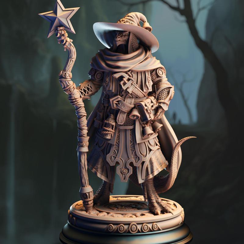 Silver Dragonborn Sorcerer - Ozmandi Starborn