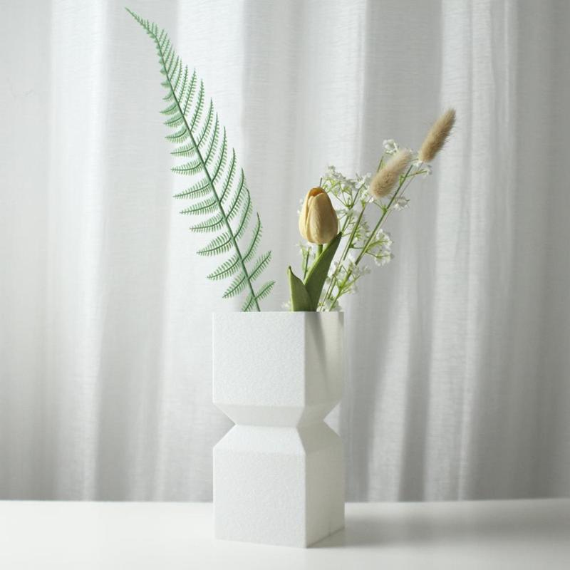The Blox Vase STL 3D Print File, Home Decor Vase for Plants and Flowers, Digital Download 3D Print